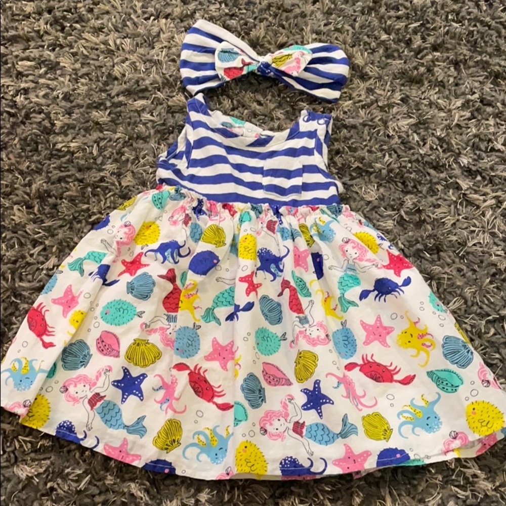 Tommy Bahama dress & headband - worn once!